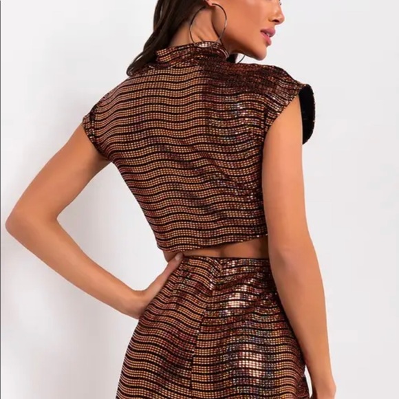 Crop Sequin Top - Picture 3 of 6